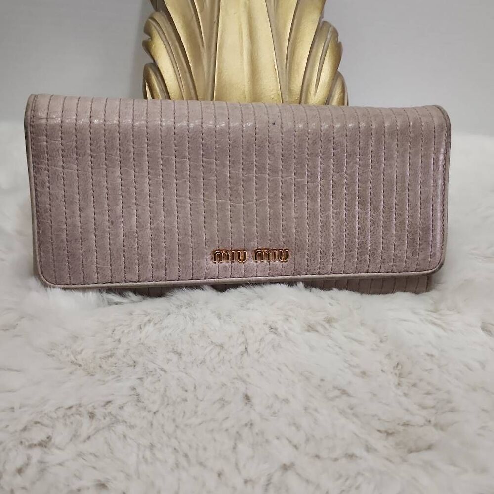 Miu Miu Continental Long Wallet